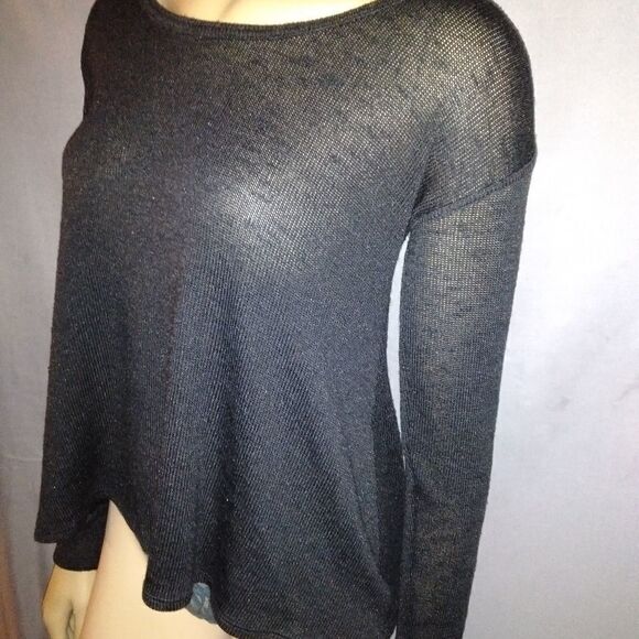 Aeropostale long sleeve black shirt, size M - Picture 7 of 8